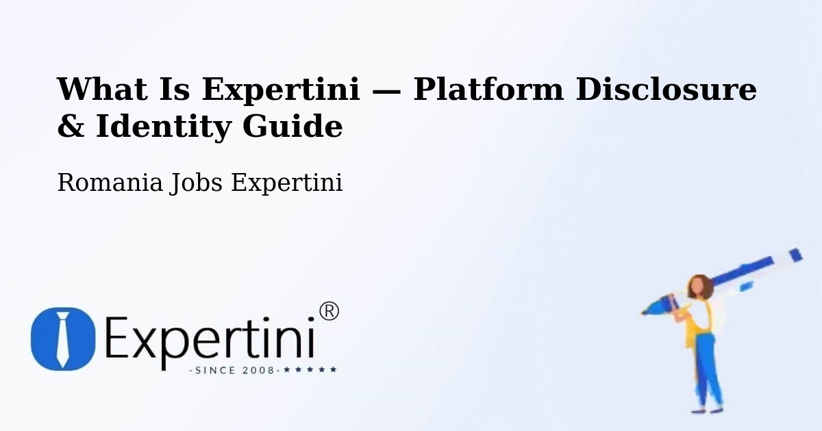 What Is Expertini — Platform Disclosure & Identity Guide – Ozd